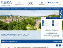 Tablet Screenshot of fulda.de